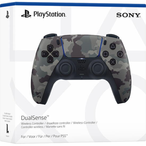 CONTROLLER WIRELESS DUALSENSE GREY CAMOUFLAGE PS5