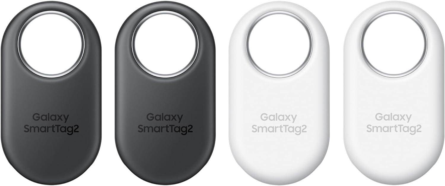 Samsung Galaxy Smart Tag2 Localizzatore Nero E Bianco- 4 Pezzi Usato2