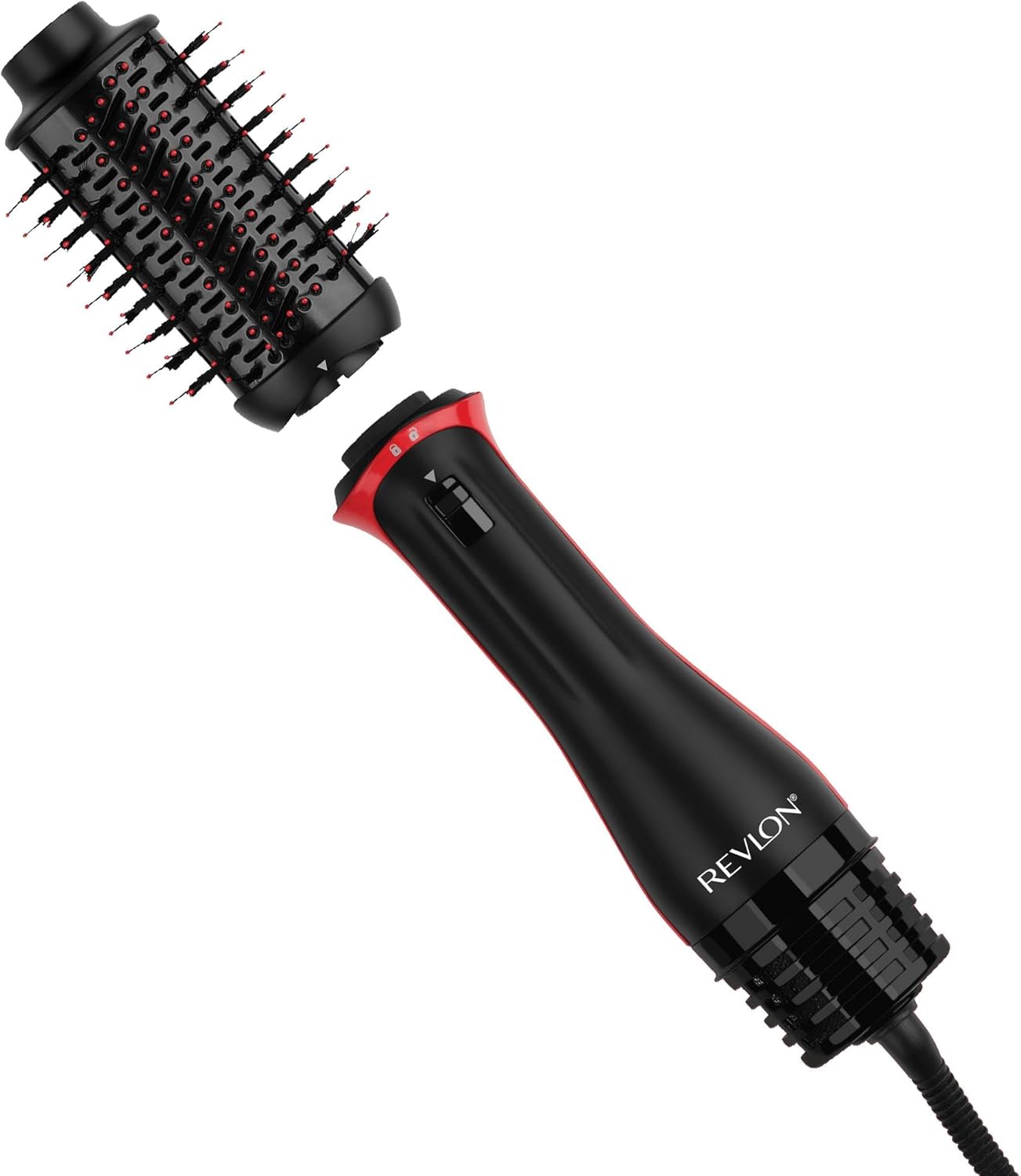 Revlon Spazzola Staccabile One-Step Asciugacapelli e Volumizzante Plus Nero RVDR5298E Usato