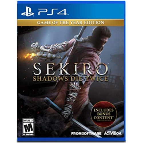 SEKIRO SHADOWS DIE TWICE GAME OF THE YEAR (GOTY) PS4 UK USED