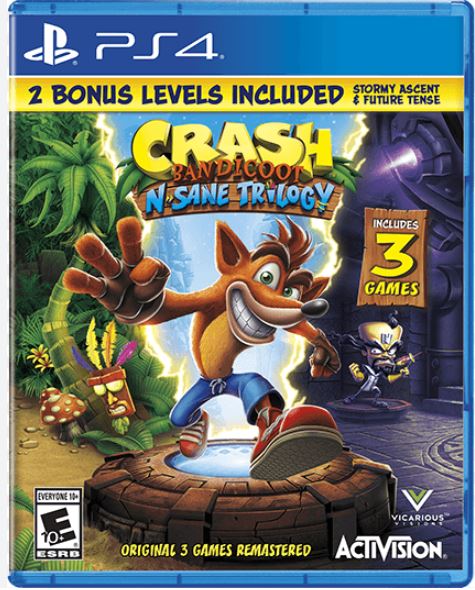 Crash Bandicoot N. Sane Trilogy PS4 UK Usato