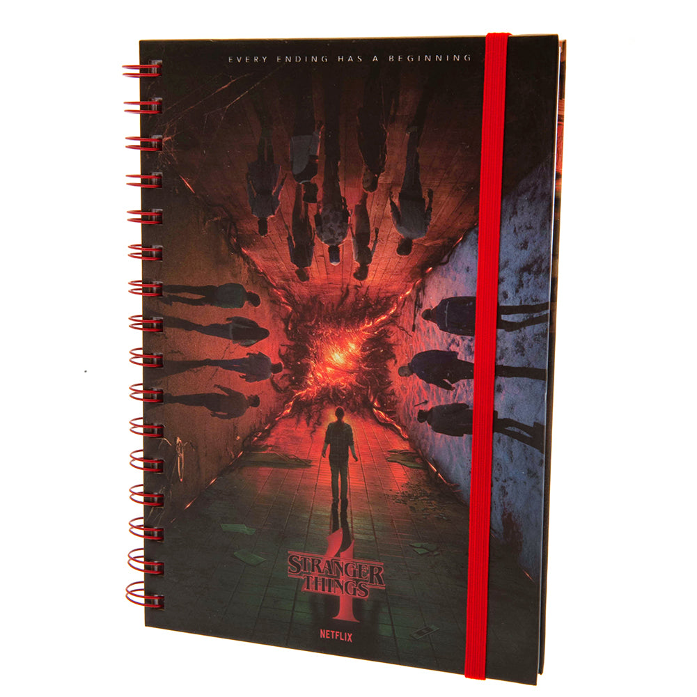 Quaderno A5 Stranger Things 4 Every Ending Has A Beginning - Sr74282