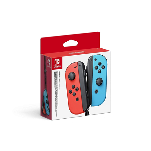JOY-CON PAIR RED/NEON BLUE SWITCH PAIR