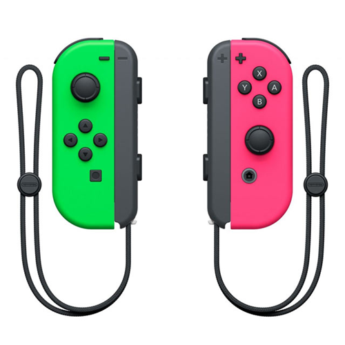 Joy-Con Pair Verde/Rosa Neon Coppia Switch