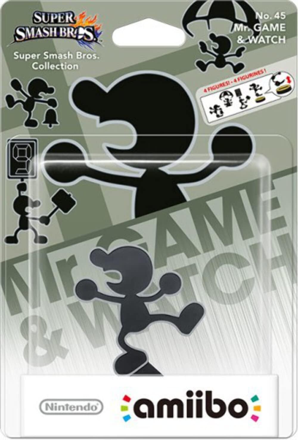AMIIBO SUPER SMASH BROS - MR GAME & WATCH NO.45