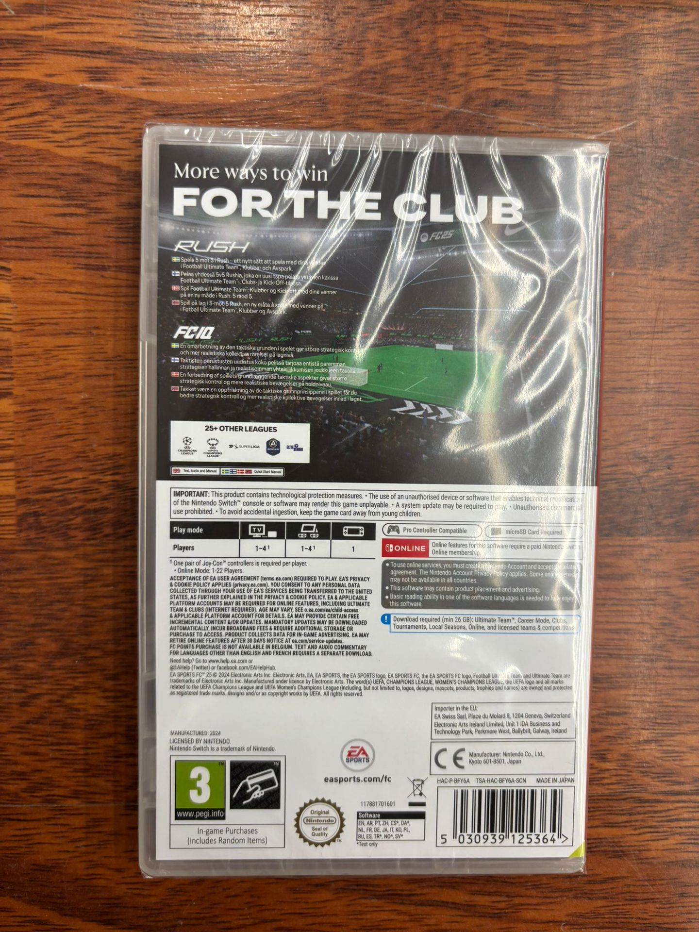 Ea Sports Fc 25 Switch FR/DE/IT USATO