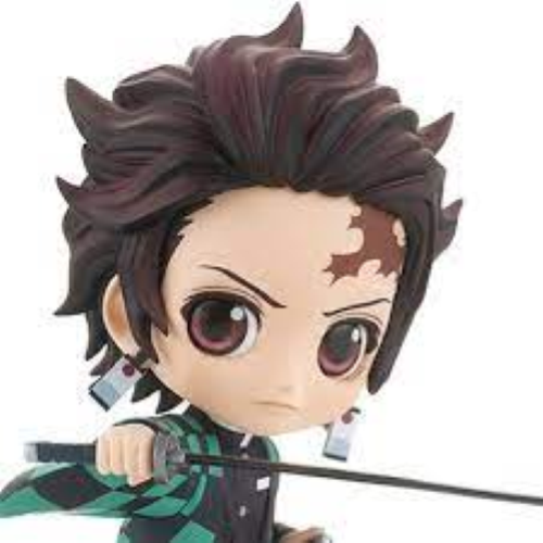 Statua Demon Slayer Kimetsu No Yaiba - Tanjiro Kamado Vol.A Q Posket Mini Figure