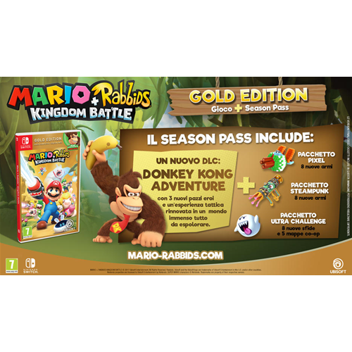 MARIO RABBIDS KINGDOM BATTLE GOLD EDITION SWITCH