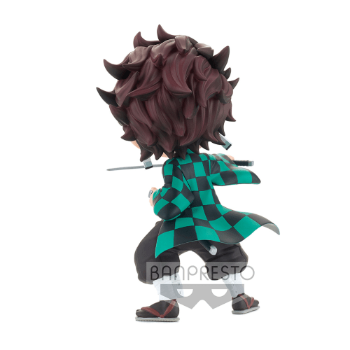Statua Demon Slayer Kimetsu No Yaiba - Tanjiro Kamado Vol.A Q Posket Mini Figure