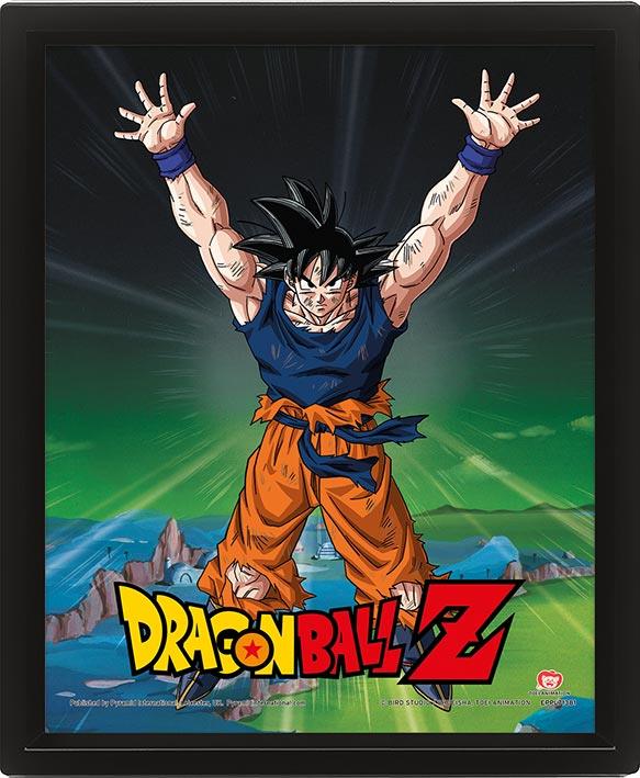 Quadro 3D Lenticular Poster Dragon Ball Z Power Levels Increased - Eppl71381