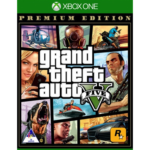 GRAND THEFT AUTO V PREMIUM EDITION XBOX ONE (GTA V) ES USED