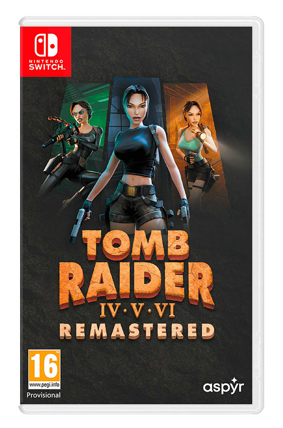 Tomb Raider IV-V-VI Remastered Starring Lara Croft SWITCH EU Prevendita