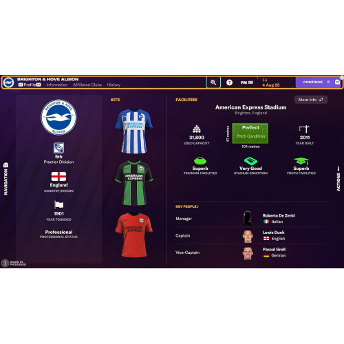 Footbal Manager 2024 Console Edition PS5 UK